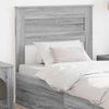 vidaXL Headboard with Headboard Grey Sonoma 75 cm Engineered wood