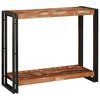 vidaXL Console Table Multicolour 90 x 33 x 75 cm Solid Reclaim Wood