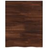 vidaXL Live Edge Table Top 50 x 60 x 3.2 cm Rectangular