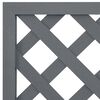 vidaXL Trellis Planter Grey 65x33x135 cm WPC