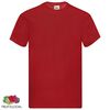 Fruit of the Loom Original T-shirts 5 pcs Red M Cotton