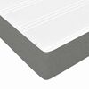 vidaXL Pocket Spring Bed Mattress Dark grey 120 x 190 x 20 cm Foam