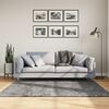 vidaXL Rug HUARTE Short Pile Soft and Washable Anthracite 160x160 cm