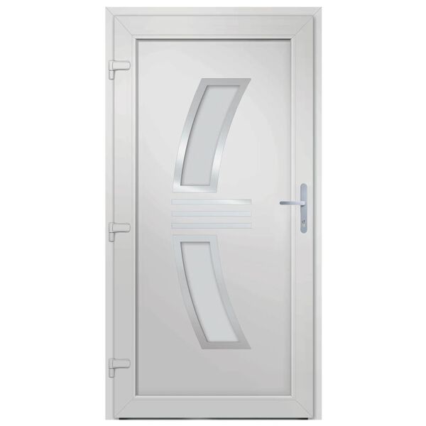 vidaXL Front Door Anthracite 98x208 cm PVC
