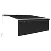 vidaXL Retractable Awning | Anthracite