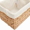 vidaXL Storage Baskets 3 pcs Natural 35 x 30 x 25 cm Water hyacinth
