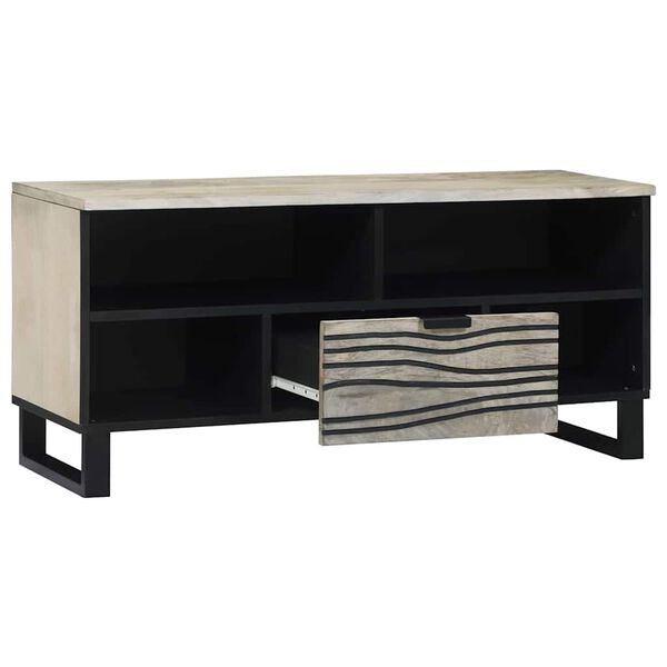 vidaXL TV Units with Drawer White 105 x 33 x 46 cm Engineered wood