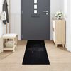 vidaXL Kitchen Rug Black 300 x 60 cm Velvet