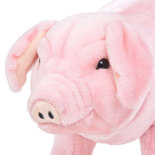 vidaXL Standing Plush Toy Pig Pink XXL
