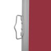 vidaXL Patio Retractable Side Awning 140x1200 cm Red