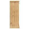 vidaXL Shoe Cabinet VIGO 60x35x96 cm Solid Wood Pine