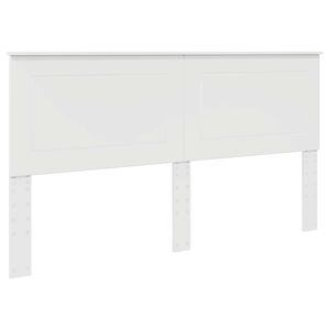 vidaXL Headboard Gloss White Engineered Wood