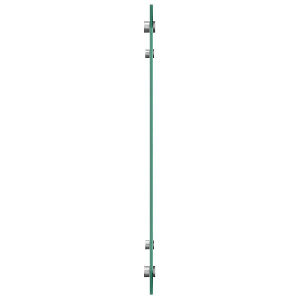 vidaXL Kitchen Backsplash Light grey 70 x 50 x 0.6 cm Tempered Glass