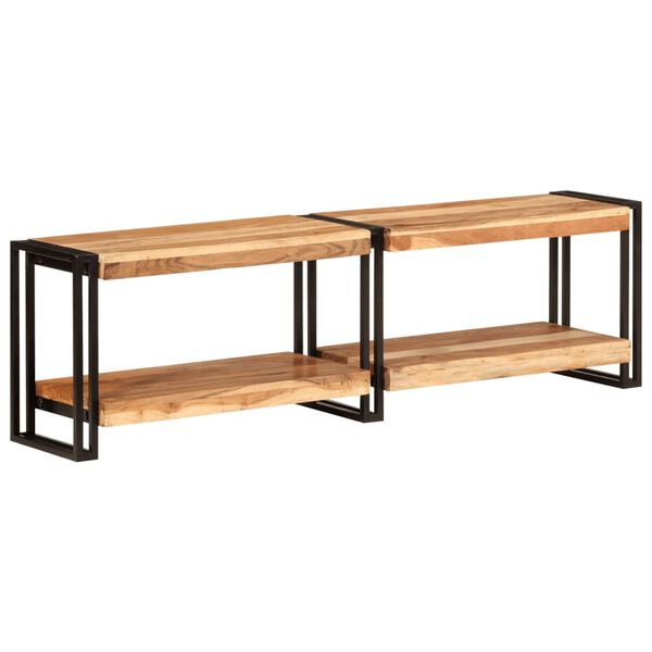 vidaXL TV Cabinet 140x30x40 cm Solid Wood Acacia