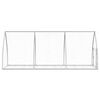 vidaXL Rabbit Hutch Silver 105x300x120 cm Galvanised Steel