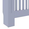 vidaXL MDF Radiator Cover Grey 78 cm