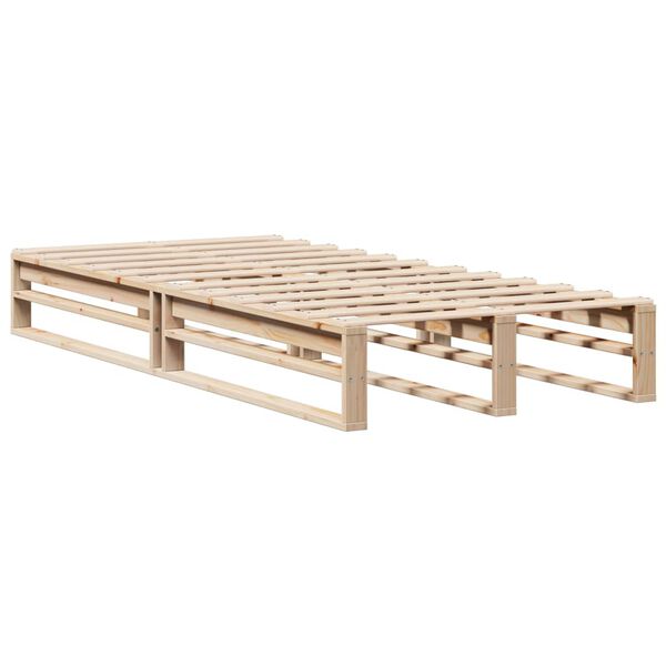 vidaXL Bed Frame without Mattress 100x200 cm Solid Wood Pine