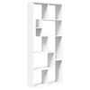 vidaXL Room Divider Bookcase White 67x25x161.5 cm Engineered Wood