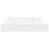 vidaXL Storage Bed Frame White 180 x 200 cm Engineered Wood