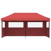 vidaXL Party Tent Folding Burgundy 292 x 580 x 315 cm Oxford Fabric