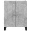 vidaXL Sideboard Concrete Grey 69.5x34x90 cm Engineered Wood