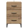 vidaXL Bedside Cabinet Artisan Oak 40 x 40.5 x 66 cm Engineered Wood