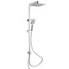 SCH&Uuml;TTE Overhead Shower Set "SILVER RAIN" Chrome