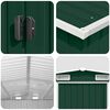vidaXL Garden Shed 257x580x181 cm Metal Green