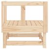 vidaXL Garden Corner Sofa Solid Wood Pine