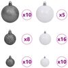 vidaXL Artificial Christmas Tree with Stand White 240 cm PVC and Steel