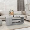 vidaXL Coffee Table Grey Sonoma 102x55x43 cm Engineered Wood