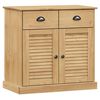 vidaXL Highboard VIGO 78x40x175 cm Solid Wood Pine