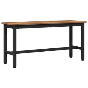 vidaXL Dining Bench Old Wood 100 x 32.5 x 48.5 cm