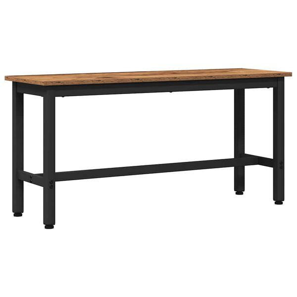 vidaXL Dining Bench Old Wood 100 x 32.5 x 48.5 cm