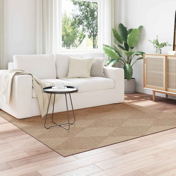 vidaXL Area Rugs Square HUARTE Natural 200 x 200 cm Polyester