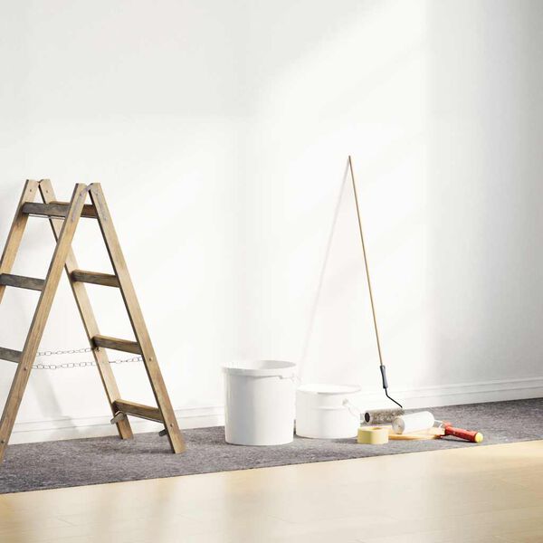 vidaXL Non-slip Painter Fleece 5 m 180 g/m² Grey