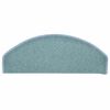 vidaXL Stair Mats 30 pcs 65x24x4 cm Sea Blue Half Round Large