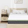 vidaXL Mattress White and Grey 100 x 200 cm Pocket Spring