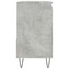 vidaXL Bathroom Cabinet Concrete Grey 65x33x60 cm Engineered Wood