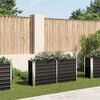vidaXL Garden Raised Bed Anthracite 160x40x77 cm Galvanised Steel