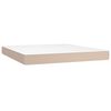 vidaXL Pocket Spring Bed Mattress Medium Cappuccino 180x200x20 cm