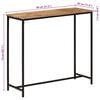 vidaXL Console Table 80x30x74 cm Solid Wood Mango and Iron