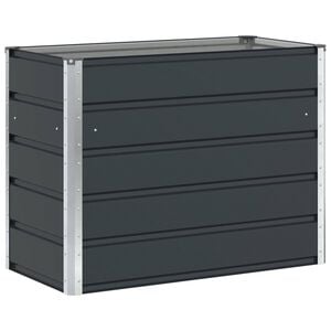 vidaXL Planter Anthracite 100 x 50 x 77 cm Galvanised Steel