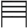 vidaXL Bed Headboard Black 95x4x100 cm Solid Wood Pine