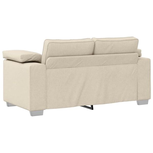 vidaXL Sofa Beige 160 x 77 x 82 cm Linen
