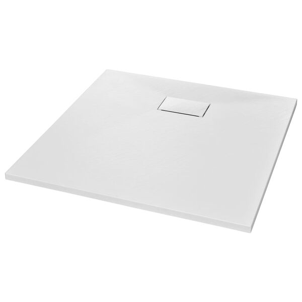 vidaXL Shower Base Tray SMC White 80x80 cm