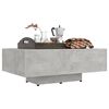 vidaXL Coffee Table Concrete Grey 85x55x31 cm Engineered Wood