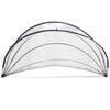 vidaXL Pool Dome Folding Manual Transparent 472 x 460 x 229 cm PVC