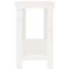 vidaXL Work Bench White 180x50x80 cm Solid Wood Pine