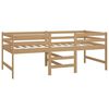 vidaXL Mid-high Bed without Mattress Honey Brown Solid Wood Pine 90x200cm